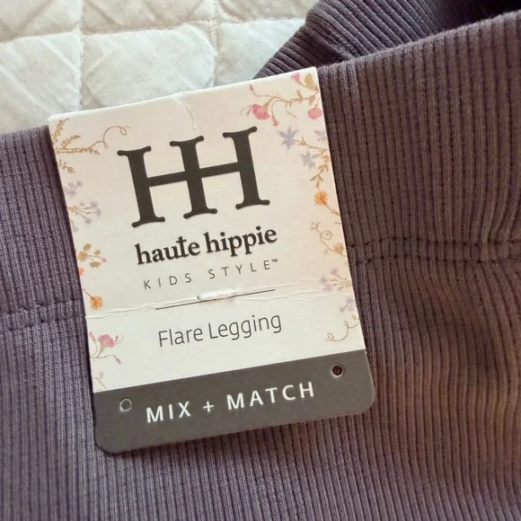 Haute Hippie Gray Flare Leggings - Picture 4 of 5